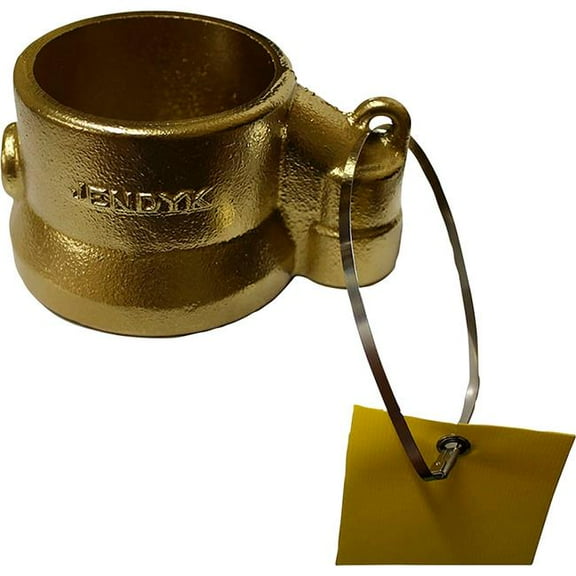 Jendyk 251309 King Pin Lock for Tractor Trailers with Keyed Alike Keys - Gold