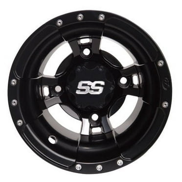ITP SS112 Sport ATV Wheel Matte Black 9x8 (0928385536B)