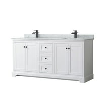 Wyndham Collection Wcv232372dcmunsmxx Avery 72" Free Standing Double Basin Vanity Set -
