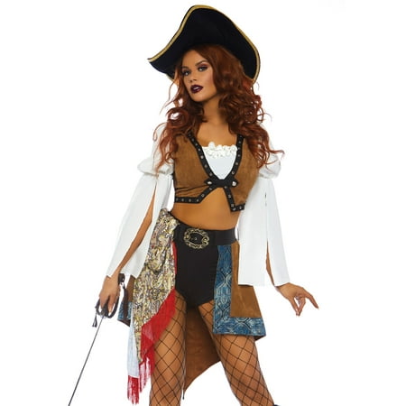 Leg Avenue Womens Swashbuckling Siren Pirate Costume