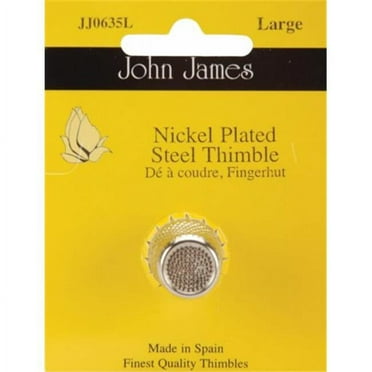 John James Crimp Top Thimble-Large Size 11