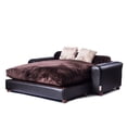 thumbnail image 2 of Moots Premium Leatherette Pets Sofa Espresso, Extra Large, 2 of 8
