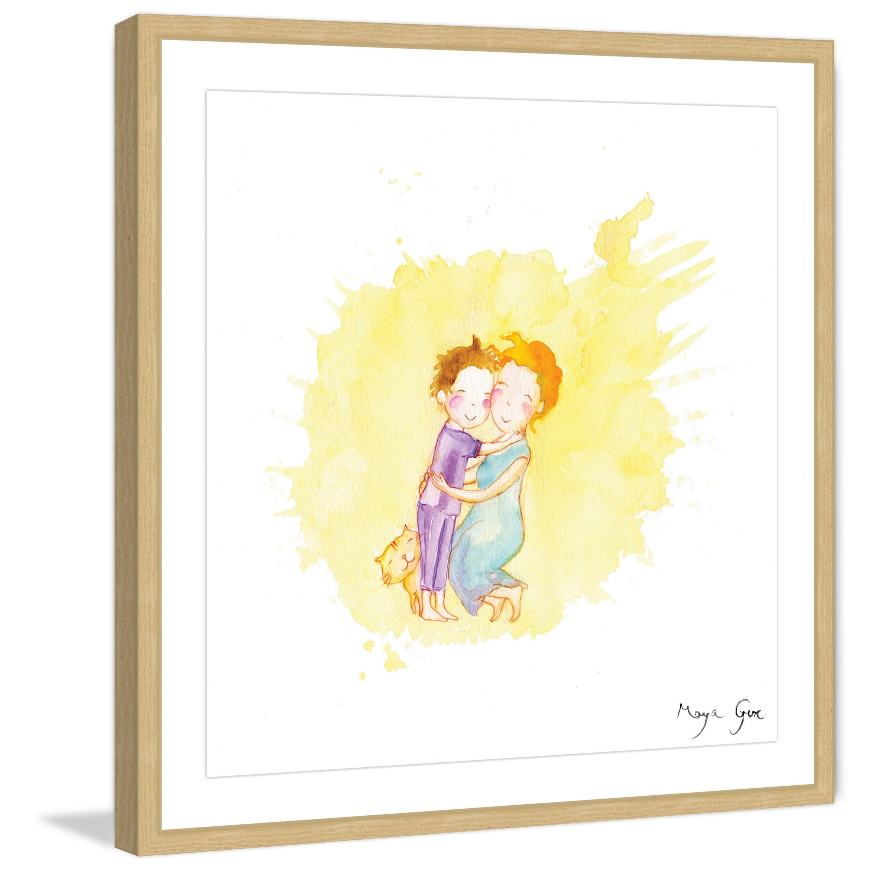 Marmont Hill "Mommy" by Maya Gur Framed Painting Print