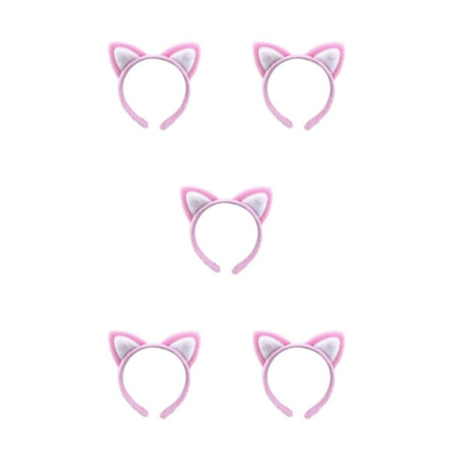 Sonducket Diadema con orejas de gato de dibujos animados: meticulosa oreja de gato de con dibujos animados y linda diadema con orejas de gato Type2 NO2