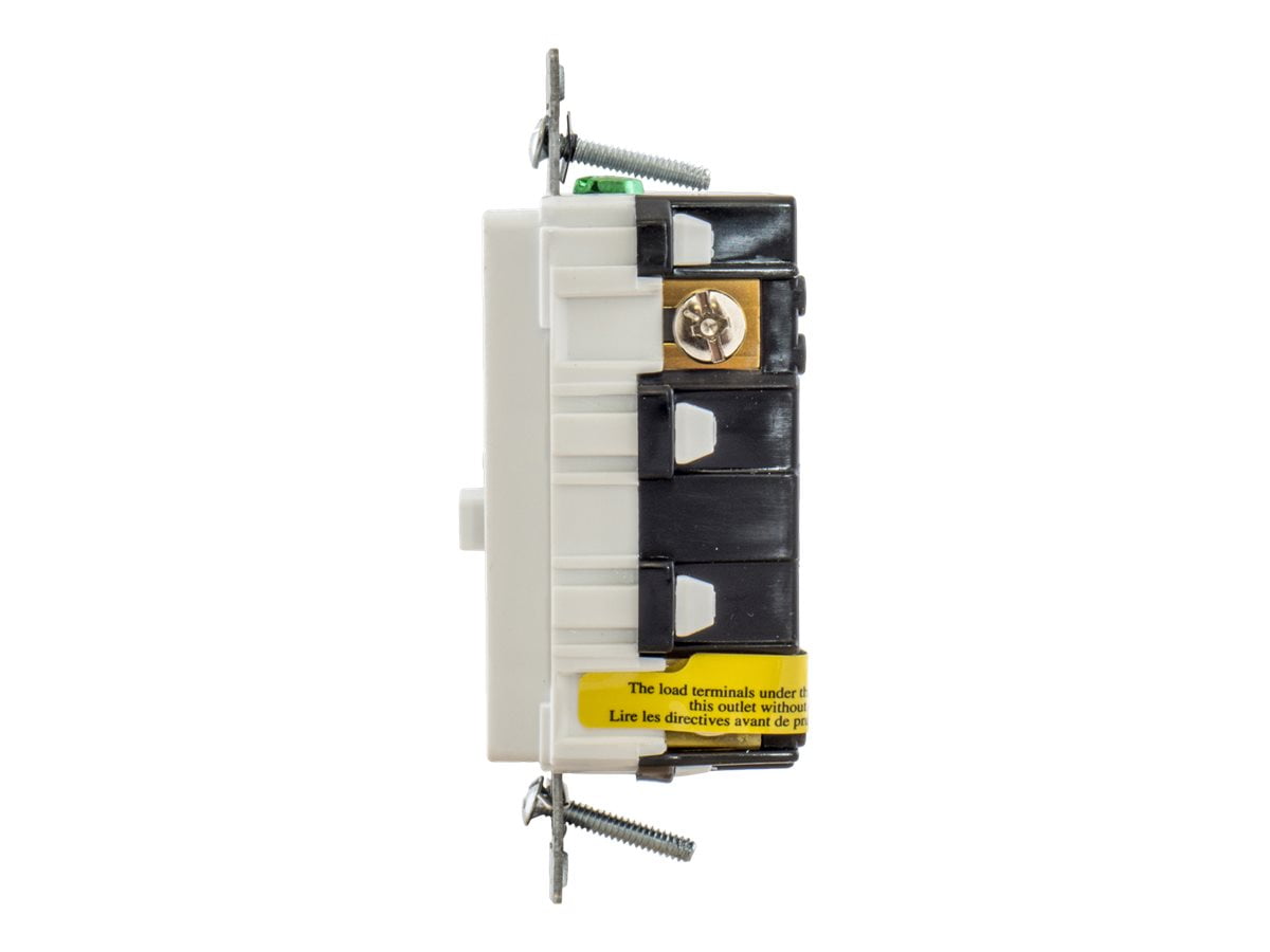 Hubbell Autoguard Tamper-Resistant And Weather Resistant Gfci Receptacle, White, Nema 5-20R, 125 Volts, 20 Amps