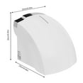 thumbnail image 4 of Miuameov Commercial Hand Dryer, Automatic Electric Hand Dryer 1800W High Speed Hand Air Dryer for Commercial and Household Noise Reduction (White), 4 of 12