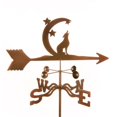 thumbnail image 1 of EZ Vane EZ1306-DK Coyote with Moon & Stars Weathervane - Deck Mount, 1 of 1
