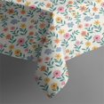 thumbnail image 5 of Pioneer Flower Floral Print Pattern Square Tablecloth, Waterproof Wipeable Spillproof Washable Table Cover for Home Kitchen Party and Daily Decor 60"x60", 5 of 6