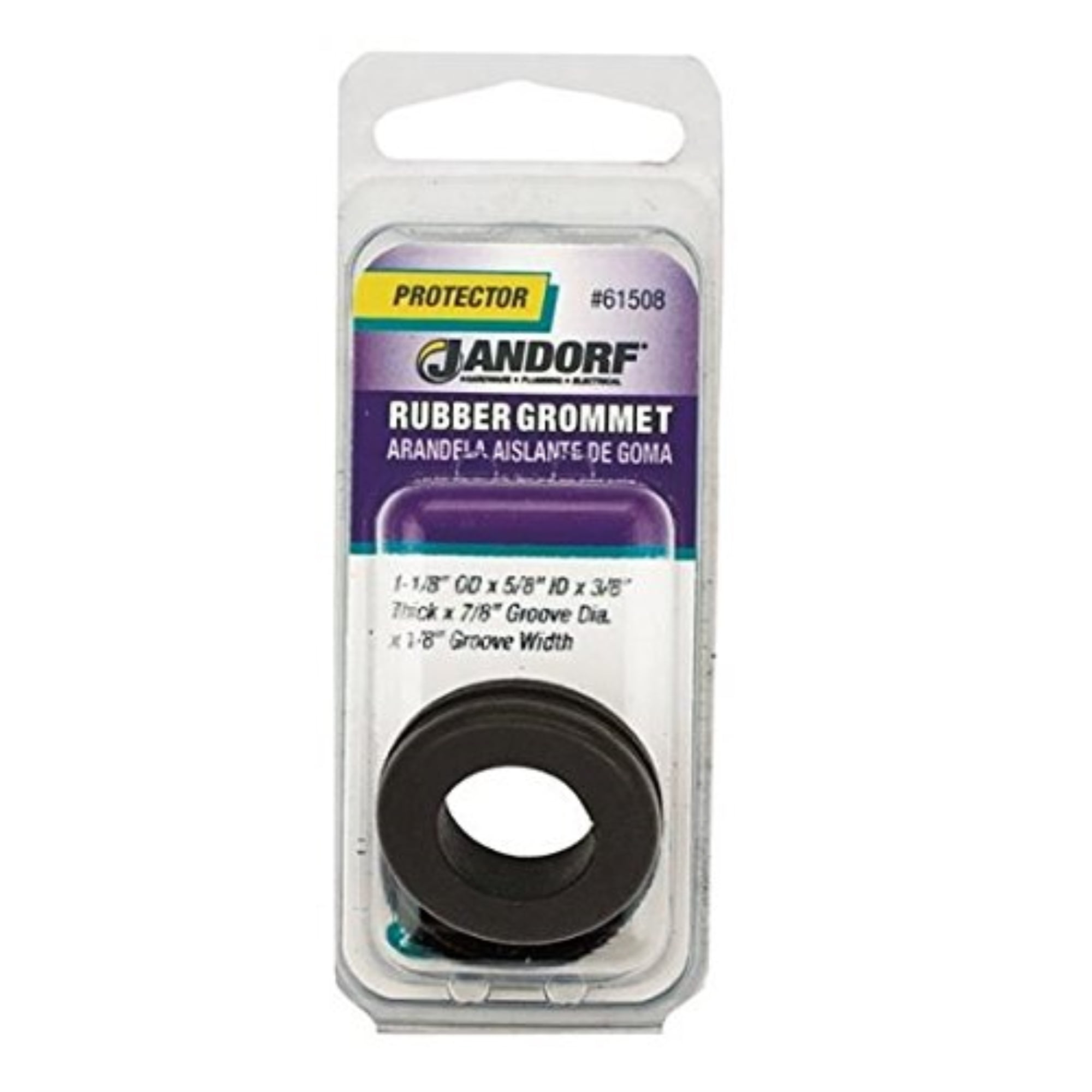 Jandorf Specialty Hardw Grommet Rubber 1-1/8 Od 61508