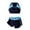 Blue, variant on Ticikt Bikini Swimsuit, Womens Two-Pieces Color Bikinis Set Flat Swimsuit Split Bathing Suit U-Neck Wide Straps Swimwear with Zipper,Color:Green,Size:XXL