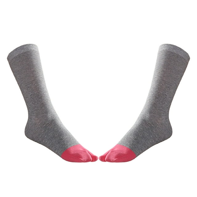 Calcetines Tabi Sunnimix Flip Flop 2 Piezas Gris para Mujer