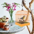 thumbnail image 3 of Pájaro cantando realista en jaula Juguete de pájaro activado por sonido realista con sonidos y movimientos Juguete de pájaro enjaulado para mascotas que funciona con pilas, 3 of 5