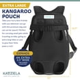 thumbnail image 3 of Katziela Kangaroo Pouch Pet Carrier - Breathable Mesh - Dog, Cat and Puppy Front Carrier (Extra Large), 3 of 7