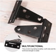 thumbnail image 3 of ULTNICE 6Pcs T-Shape Hinges for Homeowners Stable Fixation Carbon Steel, 3 of 8