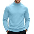 thumbnail image 5 of RJMDKXZ Mens Fleece Turtleneck Sweatshirts Casual Long Sleeve Fall Winter Warm Pullover Sweatshirt, 5 of 5