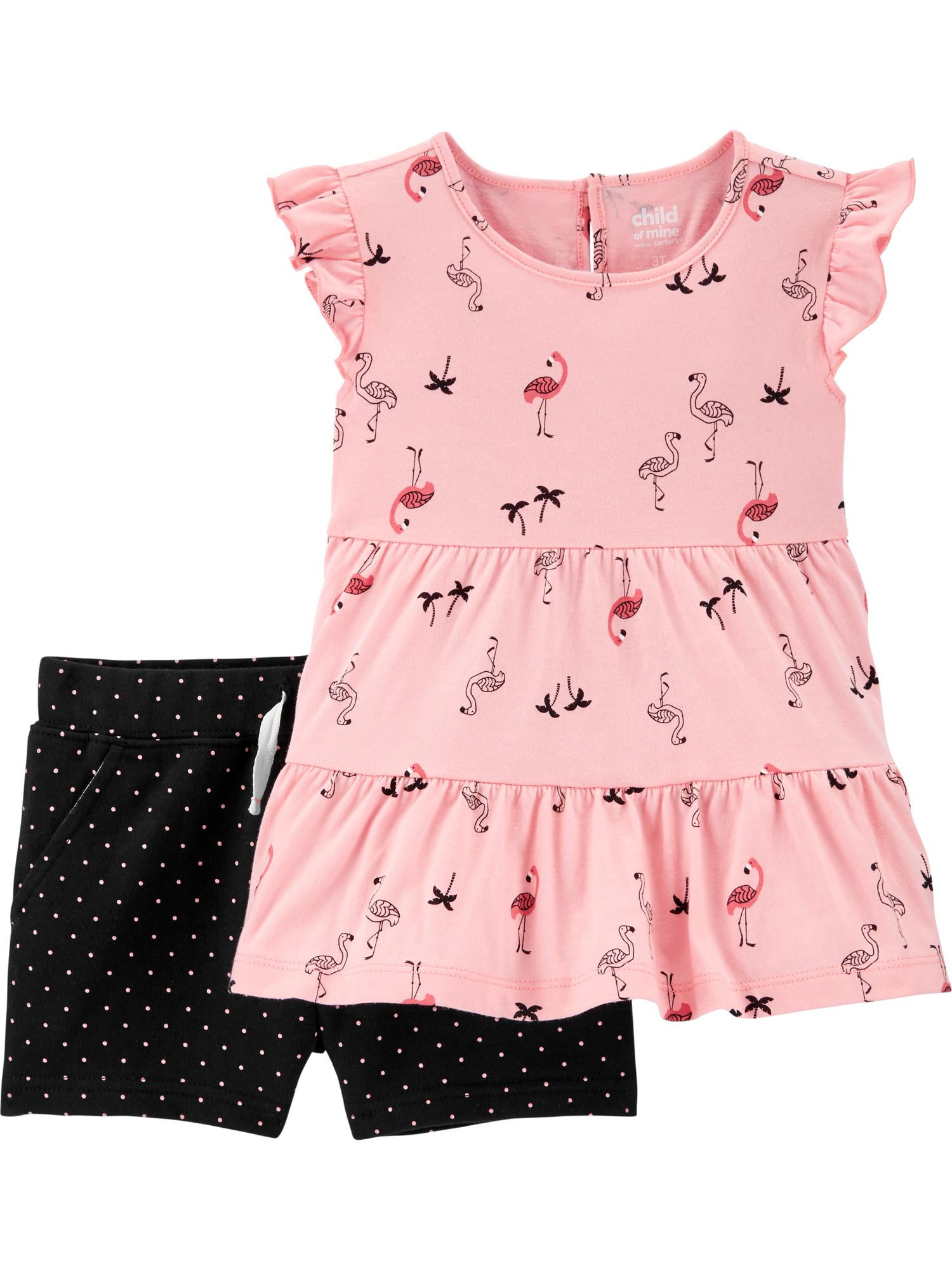 flamingo dress for baby girl