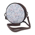 thumbnail image 2 of Lsque Blue Butterfly Pattern Shoulder Bag – Microfiber Leather Crossbody with Detachable Strap & Handle Ring, Waterproof & Durable, Elegant Everyday Carry, 2 of 5
