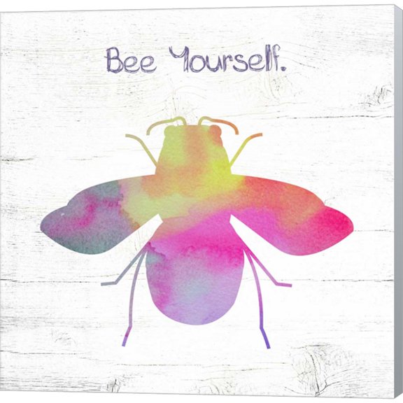 Great Art Now Bee Yourself by Valerie Wieners, Canvas Wall Art, 12W x 12H