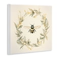 thumbnail image 4 of Stupell Industries Soft Bee Wreath Animals & Insects Painting Unframed Art Print Wall Art, 12 x 12, 4 of 8