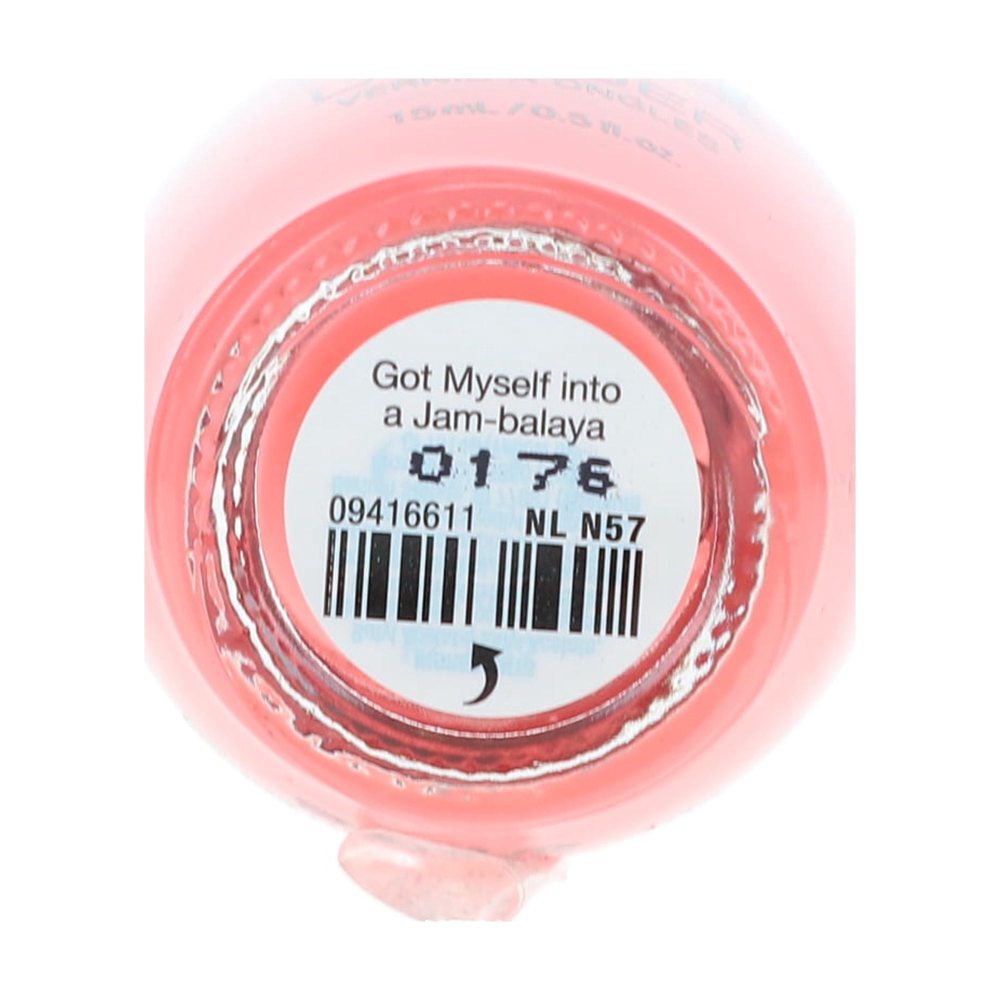 OPI Nail Lacquer, Got Myself Into A Jam-Balaya, Creamy Peach Pink Nail Polish, 0.5 fl oz