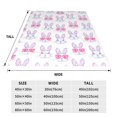 thumbnail image 3 of Pofeuu Heart Rabbit Print Ultra-Soft Micro Fleece Blanket,for Bed Or Sofa,All Season Throw Blankets Flannel Blanket-60"x50", 3 of 7