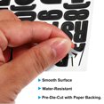 thumbnail image 3 of Uxcell Vinyl Letters Numbers Stickers Kit, Self Adhesive Decals for Mailbox, Sign Black 1224 Pieces 12 Sheets, 3 of 6
