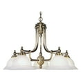 thumbnail image 2 of Livex Lighting - North Port - 5 Light Chandelier  Brushed Nickel Finish with, 2 of 2