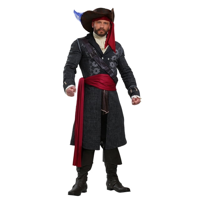 Fun Costumes Adult Blackbeard Pirate Swashbuckler Costume