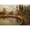 thumbnail image 2 of Obuchovsky, Yury 32x24 Black Ornate Wood Framed with Double Matting Museum Art Print Titled - Lanterns, 2 of 4