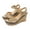 Beige, variant on Wedge Sandals for Women Girls Dresssy 2023 Shoes Open Toe Buckle Ankle Strap Platform Sandals Shoes
