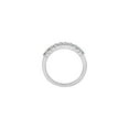 thumbnail image 2 of 5/8ct 9-Stone Diamond Wedding Ring 14K White Gold, 2 of 3