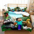thumbnail image 1 of Minecraft Série Housse de Couette Trois Pièces Ensemble Deux Pièces Sablé A, 1 of 2