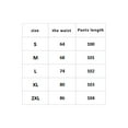 thumbnail image 6 of Franhais Women Casual Wide Leg Pants Female Basic Elastic Waist Solid Color Loose Trousers, 6 of 6