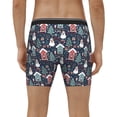 thumbnail image 2 of Men's Boxer Briefs, Christmas Village Soft and Breathable Mens Underwear Boxer Briefs With Widen Waist, 2 of 5