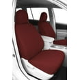 thumbnail image 2 of CalTrend Front Buckets Cordura Seat Covers for 2006-2008 Dodge Ram 1500 - DG265-15CA Burgandy Insert and Trim, 2 of 3