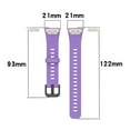 thumbnail image 3 of Unatoiry Remplacement Bracelet en Silicone Multicolore Anti-Rayures Bracelet Réglable avec Pression Bracelet Bonne Élasticité Violet 1Set, 3 of 6