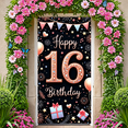 thumbnail image 6 of Yatrandify Decorative Design Happy Birthday Banner Colorful Theme Party Decoration Celebration Banner for Sweet Sixteen Birthday Party Teen Event, 6 of 7