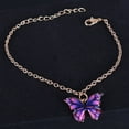thumbnail image 5 of Xinyolin Elegant Multicolor Alloy Butterfly Pendant Bracelet Anklet Women's Jewelry Gift, 5 of 8