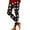 Pink-2, variant on Christmas Leggings for Women High Waisted Santa Claus Print Ankle Length Seasonal Printed Leggings Soft Brushed Pants