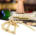 thumbnail image 4 of Tailpiece Vibrato Bridge Tremolo Bridge Strong Smoothly Strong And Thick Performance Musical Instrument Gold,Silver,Black, 4 of 8
