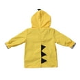thumbnail image 6 of Baby Boys Girls Cartoon Dinasour Duck Raincoat Rian Jacket Toddler Cute Hoodie Zipper Coat 1-5Y, 6 of 7
