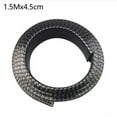 thumbnail image 4 of 1.5M Universal Car Carbon Fiber Fender Flare Wheel Eyebrow Protector Arch Trim, 4 of 7