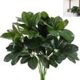 thumbnail image 3 of Arbustos artificiales Plantas de seda sintética Schefflera Arbustos Real Touch Fake 2 piezas Sincero Electrónica, 3 of 5
