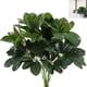 thumbnail image 2 of Arbustos artificiales Plantas Arbustos de Schefflera de seda falsa Arreglos de hojas verdes de imitación de tacto real kaili Sencillez, 2 of 5