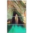 thumbnail image 2 of Beautiful Sea Cave in Greece - Landscape Canvas Art Print, 2 of 3