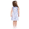 thumbnail image 4 of The Little Mermaid Ariel Toddler Girls Allover Print Graphic Tank Dress, Sizes 12M-5T, 4 of 7