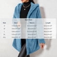 thumbnail image 3 of Enjoytime Fleece Jacket Women Fall Winter Button Down Hooded Teddy Coat Soft Warm Casual Mid Length Long Sleeve Outerwear, 3 of 7