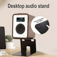 thumbnail image 2 of RUISINERY Metal Desktop Speakers Stand 22lbs Capacity Studio Monitors Vibrations Dampening Design Bookshelf Speakers Rack, 2 of 7