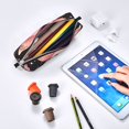 thumbnail image 7 of Yiaed Cute Axolotl Sakura Blossoms B Print Leather Pencil Case - Leather Pen Pencil Holder - Elegant & Practical Pencil Pouch for Work & Office, 7 of 7