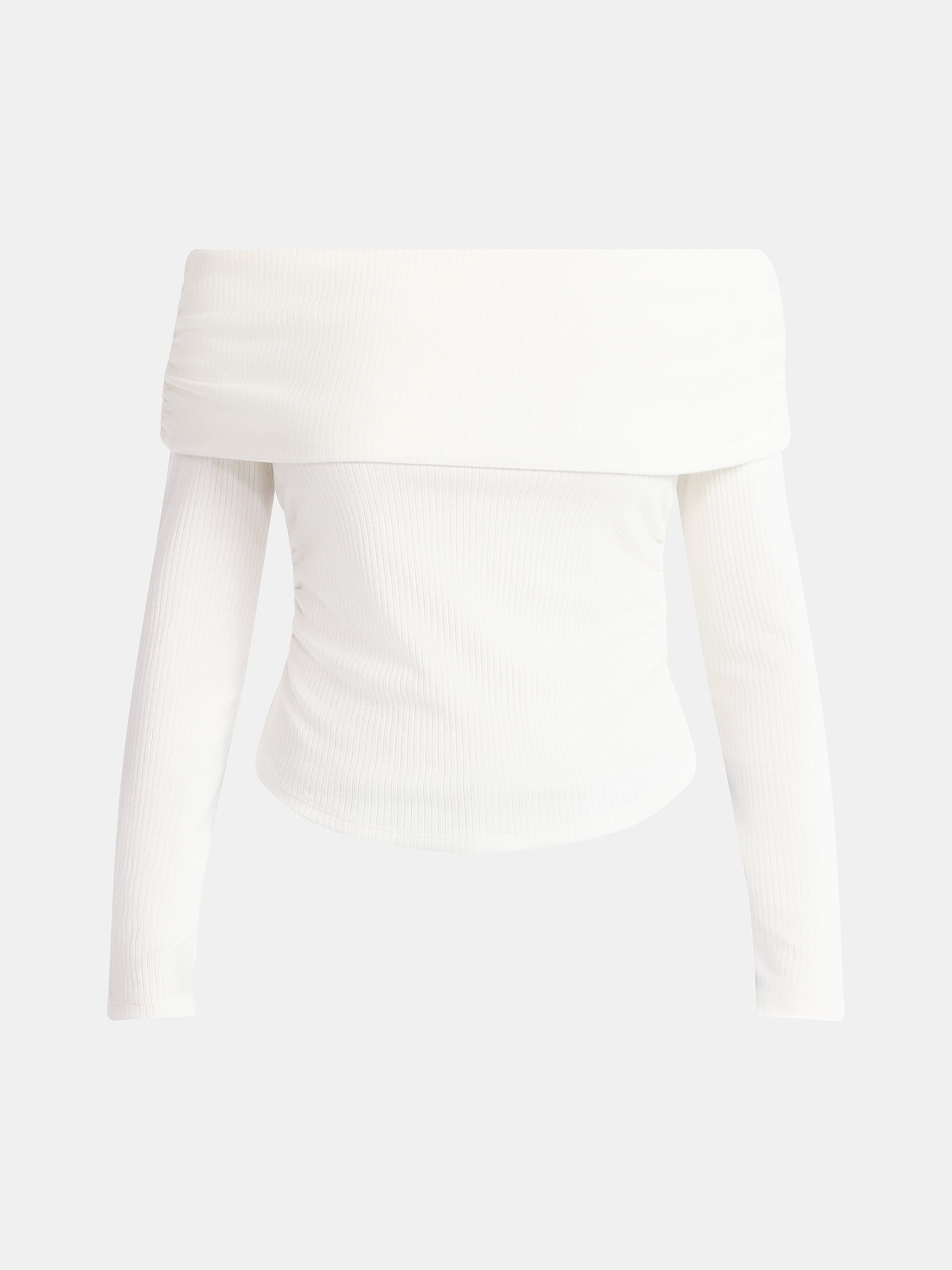 No Boundaries Off The Shoulder Top with Long Sleeves, Women’s